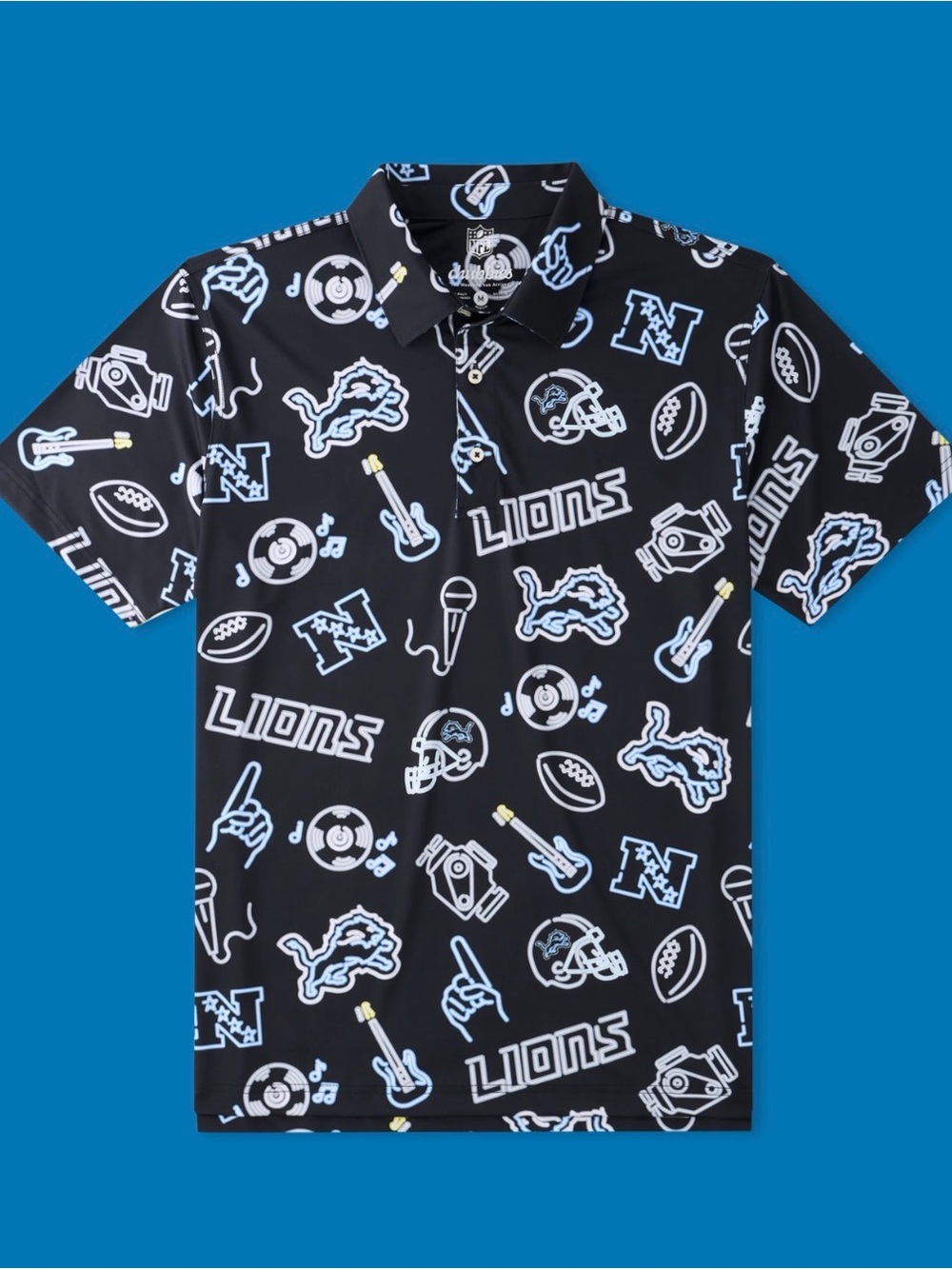 Chubbies Detroit Lions Swim Set (trunks and shirt)